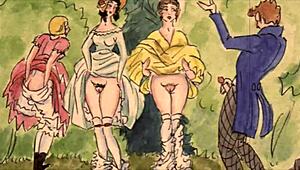 vintage erotic drawings got me like, wanna see more? 😍