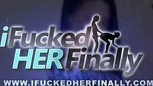 i finally fucked the brunette babe after she posed naked on camera for hardcore sex