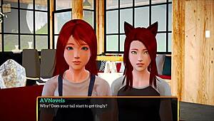 Wow! Family game turns into action with big tits!