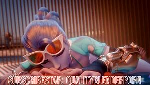 Damn! Widow Deepthroats Cock Hard on the Beach!