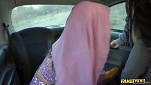 Fake Taxi Bengali Nurse Handles a Big Cock in Her Tight Asian Pussy