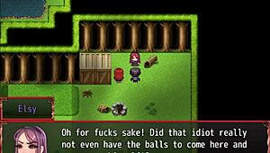 harem in another world harem hentai game ep 5 damsel sucks premature ejaculating cock!