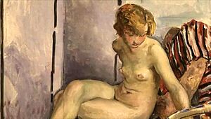 Vintage Erotic Illustration with Seductive Retro Charm