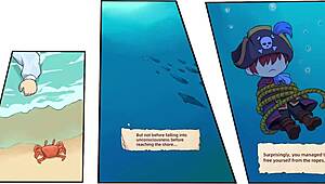 Neeko pirates in sexy outfit with huge curvy tits in 3d game porn.