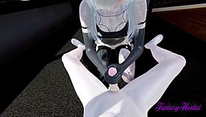 Man, Nier Automata hentai got A2 in hard sex with multicum, japanese anime game porn, ya feel?