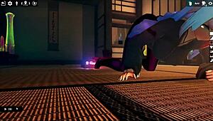 omg, kadobu hentai ep 2 has futanari girl giving footjob to living dildo!