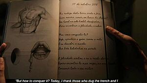 In the army bathroom, this guy gets a hard blowjob. He swallows the cum in the animation.