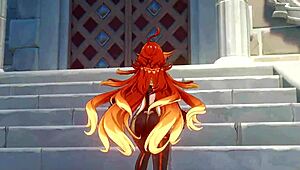 Mavuika sucking and fucking in jean's office free pov genshin impact full fantasyking3