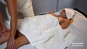 Pervert masseur gets way too handsy, making clients scream with oiled-up action.