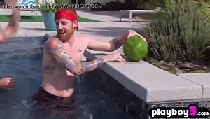 Yo, these nasty swingers swapping partners at the mansion is wild