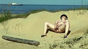 ever thought of helping a juicy female get wild on the beach?