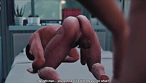 Wow, can you believe this virtual ride turns into a wild deepthroat trick?