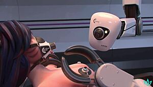 扶她阿狸被霸道AI控制狠挤奶