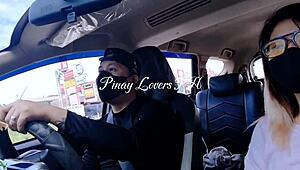 teaching stepsister to drive until she shows me how to ride her tight pussy