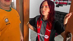 Hubby blindfolds wife for friend to bang her for cash! 😲