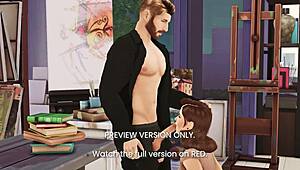 i’m obsessed with peggy and steve in naughty 3d hentai preview