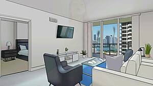 Pretty red haired lady explores zb complex in new hentai game