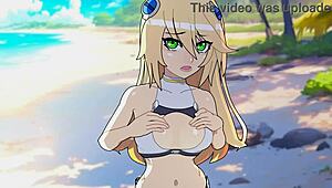 Beach Episode - BlazBlue Hentai With Uncensored Outdoor Action In 3D Cartoon