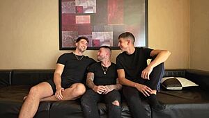 Just saw Sammm next door in epic gangbang with double action