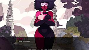 In gem blast part 1, garnet gives an amazing blowjob