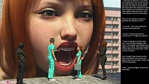 What's big apple small gesture in this 3d cartoon sex? hentai episode 31