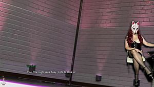 Steps of Debauchery 47 Features Intriguing Pole Dance in Brothel Outdoor Setting