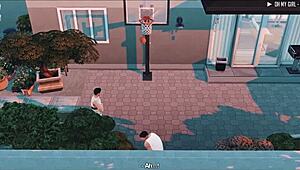 Wow, can you believe this virtual ride turns into a wild deepthroat trick?