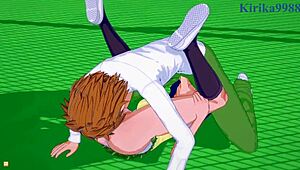 Lala Satalin Deviluke, Haruna Sairenji, and Rito Yuki in intense hentai sex from To Love Ru