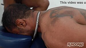 Massagista Does Group Gay Ass Fucking With Monster Cock!