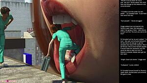 What's big apple small gesture in this 3d cartoon sex? hentai episode 31