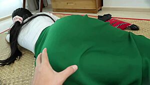 Student Girl in Uniform Banged Hard After School Return