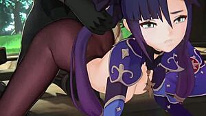 Genshing Impact 3D Porn at 60 FPS 720p. Is this the ultimate fantasy?