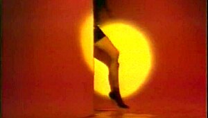 Blonde Legend Lois Ayres Shakes Ass Before Hard Fucking on Stage