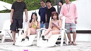 日本明星狂野性爱泡泡派对2019泳池高潮狂欢