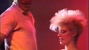 Blonde Legend Lois Ayres Shakes Ass Before Hard Fucking on Stage