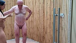 Preview of steamy action at a nudist camp with Agarabas and Olpr.