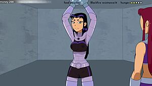 Raven gets anal in hentai chapter 8.