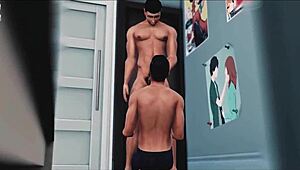 Wow, can you believe this virtual ride turns into a wild deepthroat trick?