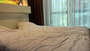 Threesome action featuring big black cocks with intense double vaginal penetration.