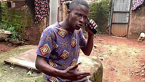 Anime character bent over receives cumshot in doggystyle position