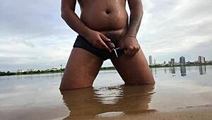 i'm trying hard to please you with my big cock