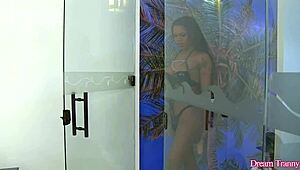 Black Trans Lavinia Magalhaes Tests Big Dildo in Solo Play