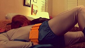 catgranny takes on batman with a wild deepthroat session