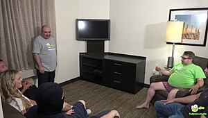 Tadople's wild improv class turns into a gangbang frenzy