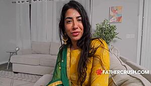 Forbidden desires unfold as I cross boundaries with my erotic Desi stepdaughter. Every touch feels dangerously irresistible.