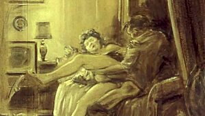 i’m obsessed with these vintage erotic illustrations from way back