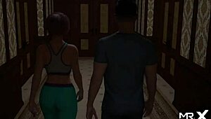 Why Knock When Bare Breasts Await in Dusklightmanor E1 76? Double Anal Action!