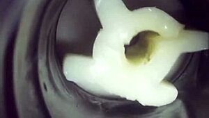 wow, check inside my fleshlight with that wild creampie finish! 😜