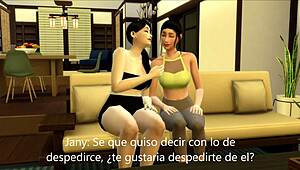 La nueva novia del abuelo joins us for wild anime group sex in missionary!