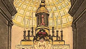 Back in the day, vintage erotic drawings told wild stories.